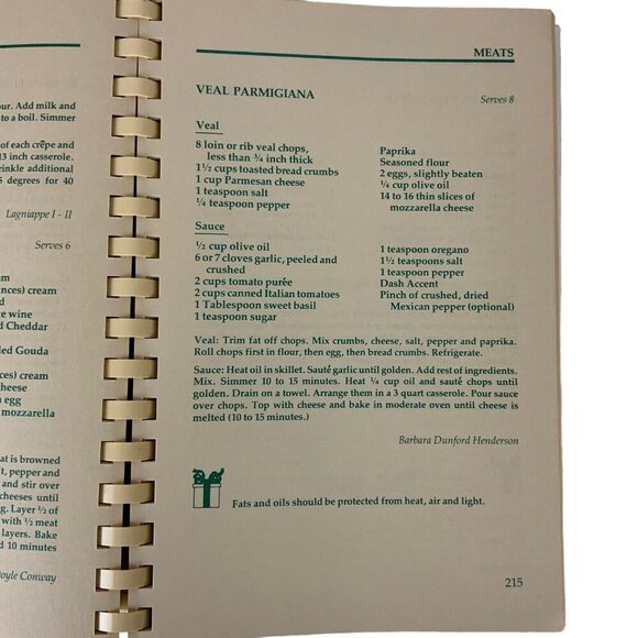 Beaumont Texas Junior League Lagniappe Cookbook First Edition 1982 Spiral Bound - Picture 11 of 15